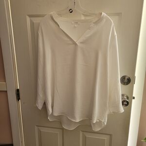 Maurices Classic White Blouse